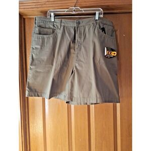 NWT Noble Outfitters Women's Size 22 Plus Greem Canvas Cargo Shorts